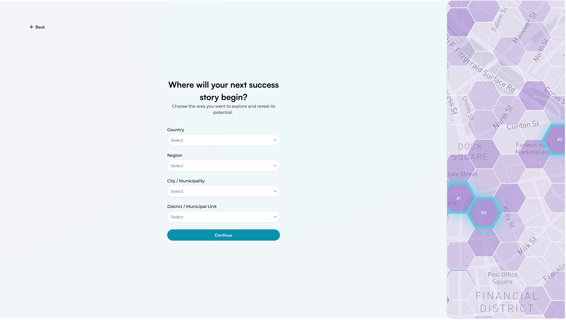 Define your area of interest